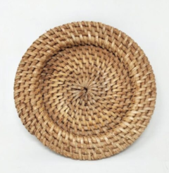 Mini platito de rattan natural - La Fabricana