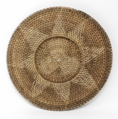 Plato de sitio rattan - 40 cm