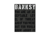 Livro Banksy You Are an Acceptable Level of Threat and If You Were Not You Would Know about It