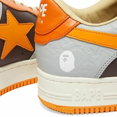 Tênis A Bathing ape Bape low M2 - ORANGE - BBF STORE