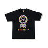 Camiseta Bape sta pattern baby milo - preto