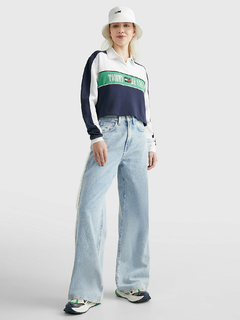 Cropped Tommy jeans COLOUR-BLOCKED RUGBY - comprar online