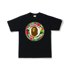 Camiseta Bape busy work psyche camo - preto