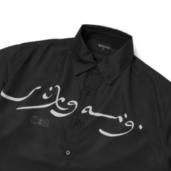 CAMISA ARABIC EYES BUTTON-UP - PRETO - comprar online