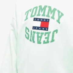 MOLETOM TOMMY JEANS ARCHED LOGO - VERDE - comprar online