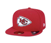 Boné New Era 59FIFTY NFL Kansas City Chiefs Tecnologic Aba Reta - VERMELHO