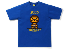 Camiseta Bape Baby Milo Judo - azul