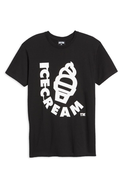 Camiseta Icecream Drip Graphic - preto