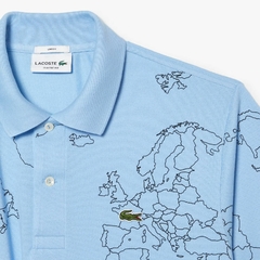 Polo Lacoste Worldwide - azul claro - comprar online