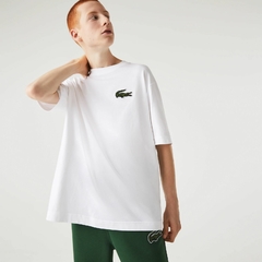 Camiseta Lacoste Big croco - branco na internet