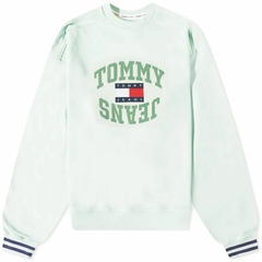 MOLETOM TOMMY JEANS ARCHED LOGO - VERDE