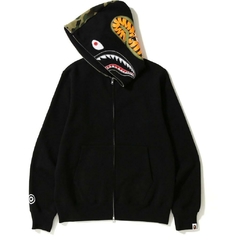 MOLETOM BAPE APPLIQUE SHARK FULL ZIP - comprar online