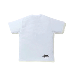 Camiseta Bape sta camo WGM ape head - branco - comprar online