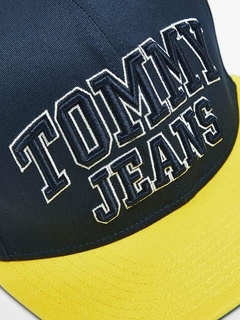 Boné snapback Tommy jeans heritage patch baseball - azul / amarelo na internet