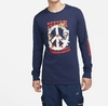 Camiseta Nike manga longa Basketball - Azul