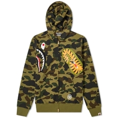 Moletom A BATHING APE 1ST CAMO MULTI SHARK FULL ZIP