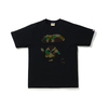 Camiseta Bape 1st camo ape face camo - preto