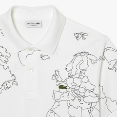 Polo Lacoste Worldwide - branco - comprar online