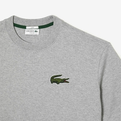 Camiseta Lacoste Big croco - cinza - comprar online