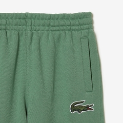 Calça Lacoste fleece - verde - comprar online