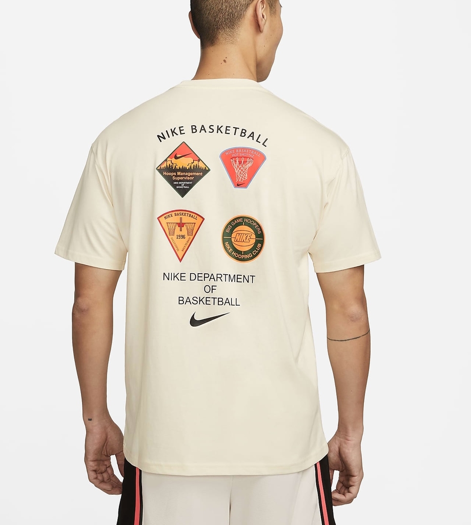 Camiseta Nike department of basketball bege