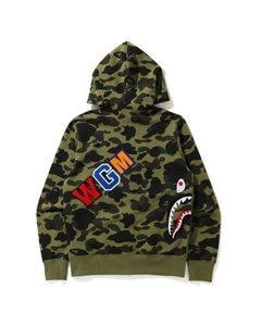 Moletom A BATHING APE 1ST CAMO MULTI SHARK FULL ZIP - BBF STORE