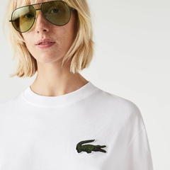 Camiseta Lacoste Big croco - branco