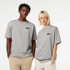 Imagem do Camiseta Lacoste Big croco - cinza