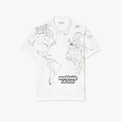 Polo Lacoste Worldwide - branco