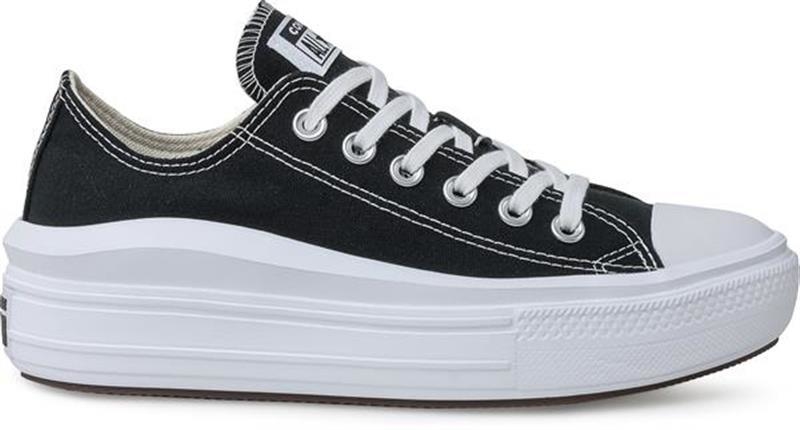 Tênis Converse Chuck Taylor All Star Move Cano Alto Feminino Preto / Branco