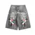 1of1 Ed Hardy "N1RVANA" Black Denim Shorts