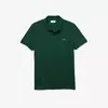 POLO LACOSTE PETIT PIQUET MINI CROCO - VERDE ESCURO