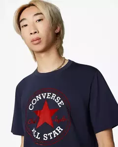 CAMISETA CONVERSE GO-TO ALL STAR PATCH STANDART - AZUL MARINHO - comprar online