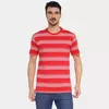 Camiseta Tommy Jeans Listras Masculina - Vermelho