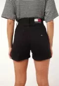 Shorts Tommy Jeans Mom - preto - loja online