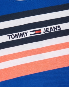 CROPPED TOMMY JEANS LOGO EMBROIDERY  FIT STRIP