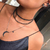 Choker Riviera Dupla Negra