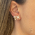 Brinco Ear Cuff Multi Estrelas