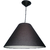 LUMINARIA PENDENTE CONICA 15X40X23,5 TEC. PRETO