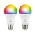 KIT 2PÇS - SMART LAMPADA WI-FI LED 10W A60 RGB - TASCHIBRA