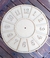 Reloj de mdf en 40cm diámetro - modelo Reja Nros Comunes- NO incluye máquina ni agujas - comprar online