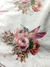 NUEVA Laminas de seda INDELEBLE 3143. Colibries con flores rosadas. Medida 32x47cm