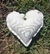 Corazón de lienzo de algodón natural - con ojalillo (10cm aprox) - comprar online