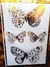 Foil Stamping 053 Mariposas Florales x 4 ORO - comprar online