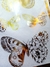 Foil Stamping 053 Mariposas Florales x 4 ORO en internet