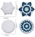 NUEVO Molde de Silicona x 2 Diseños Mandalas (ideal Yeso, resina, cemento) - comprar online
