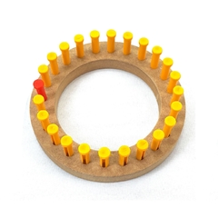 Kit 8 teares circulares de 3 cm a 40 cm brinde agulha - comprar online