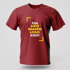 Camiseta Personalizada em algodão Sua Logo Aqui - comprar online