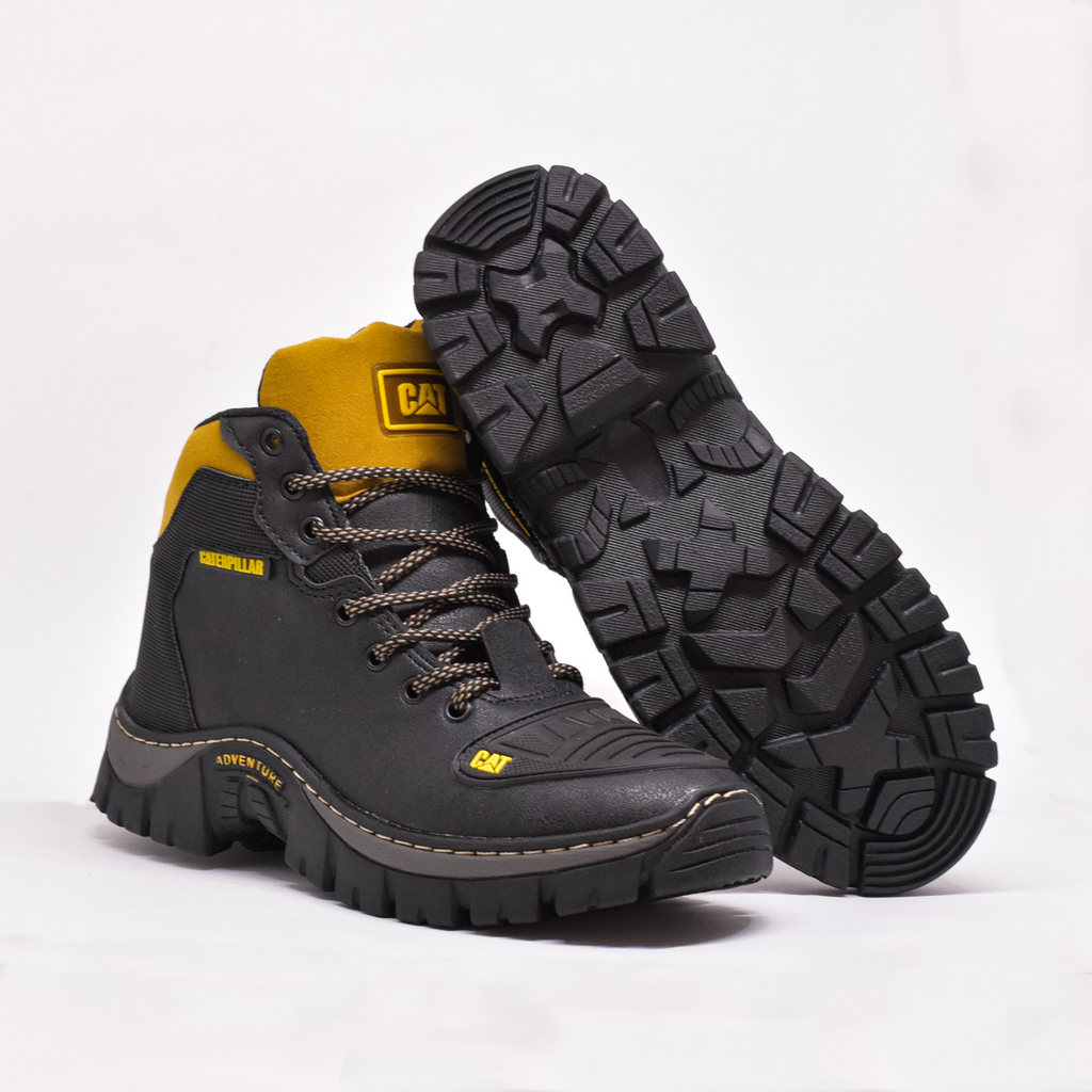 Bota Masculina CAT Caterpillar Adventure Sintética Preto