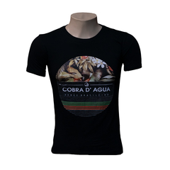Camiseta Masculina Cobra D'Água Estampada na internet